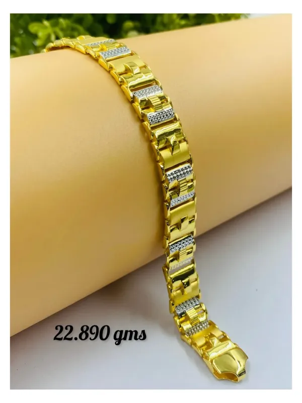 Gold Gents Bracelet Gb 100