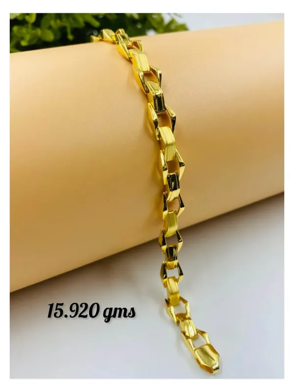 Gold Gents Bracelet Gb 102
