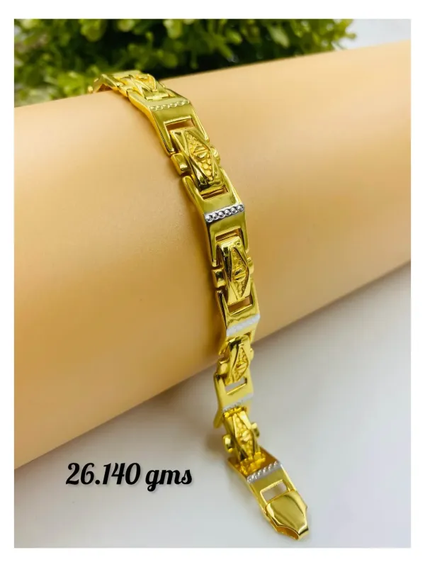 Gold Gents Bracelet Gb 103