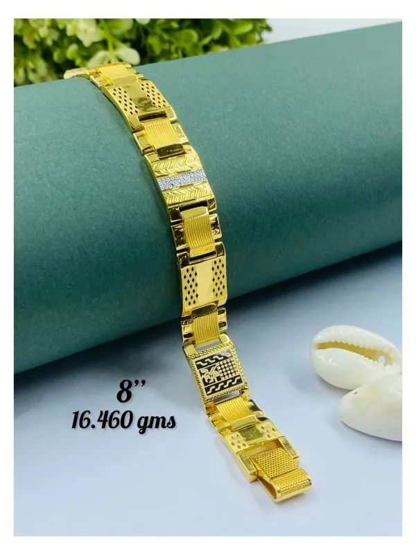 Gold Gents Bracelet Gb 108
