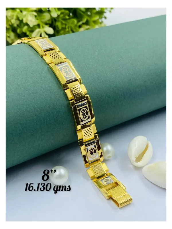 Gold Gents Bracelet Gb 109