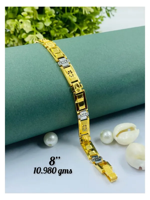 Gold Gents Bracelet Gb 112
