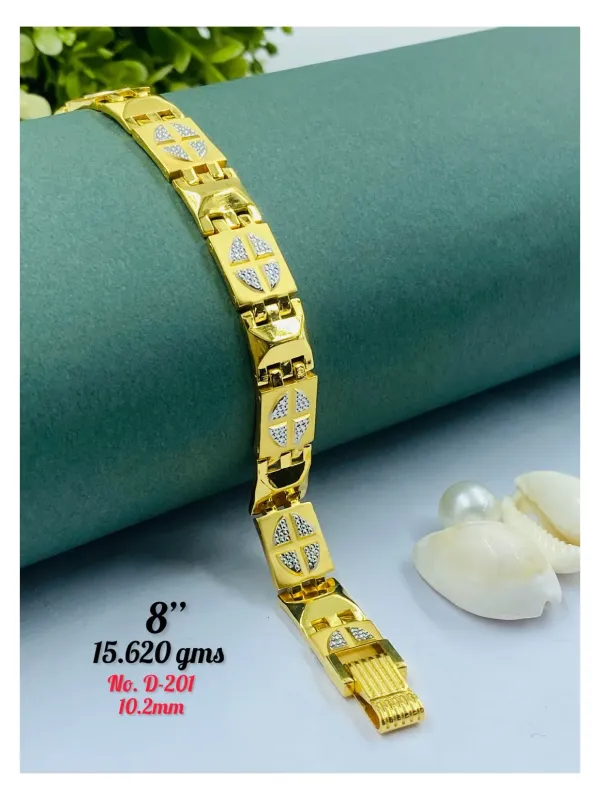 Gold Gents Bracelet Gb 113