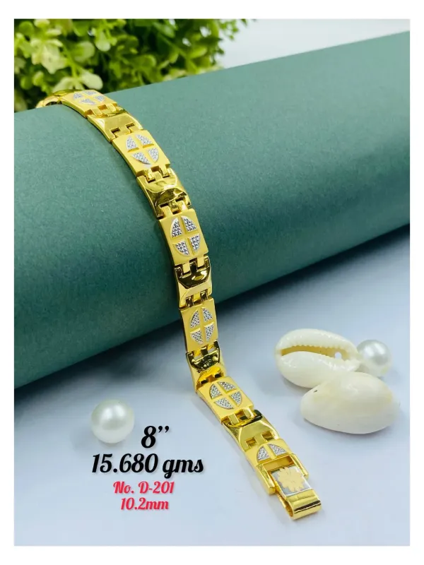 Gold Gents Bracelet Gb 114