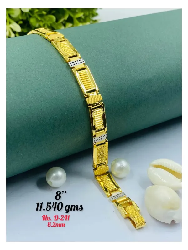 Gold Gents Bracelet Gb 117