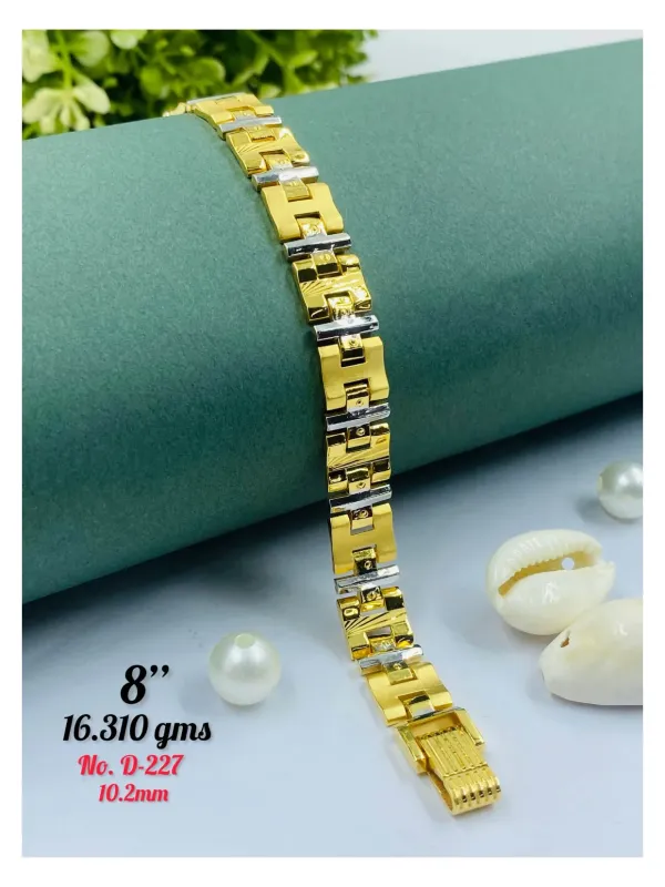 Gold Gents Bracelet Gb 118
