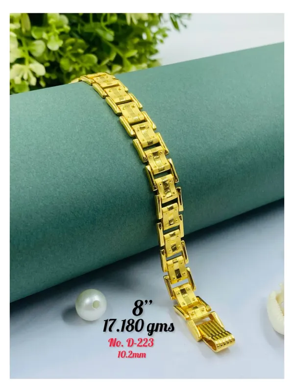 Gold Gents Bracelet Gb 119