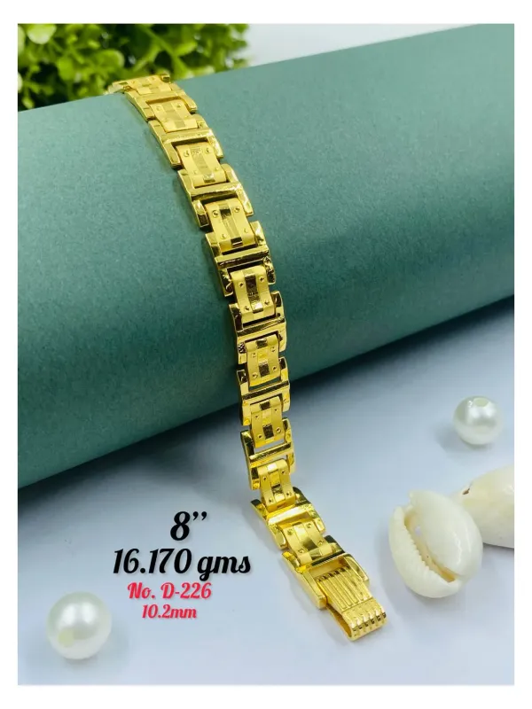 Gold Gents Bracelet Gb 120