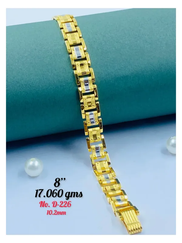 Gold Gents Bracelet Gb 121