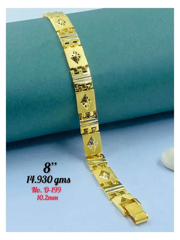 Gold Gents Bracelet Gb 122