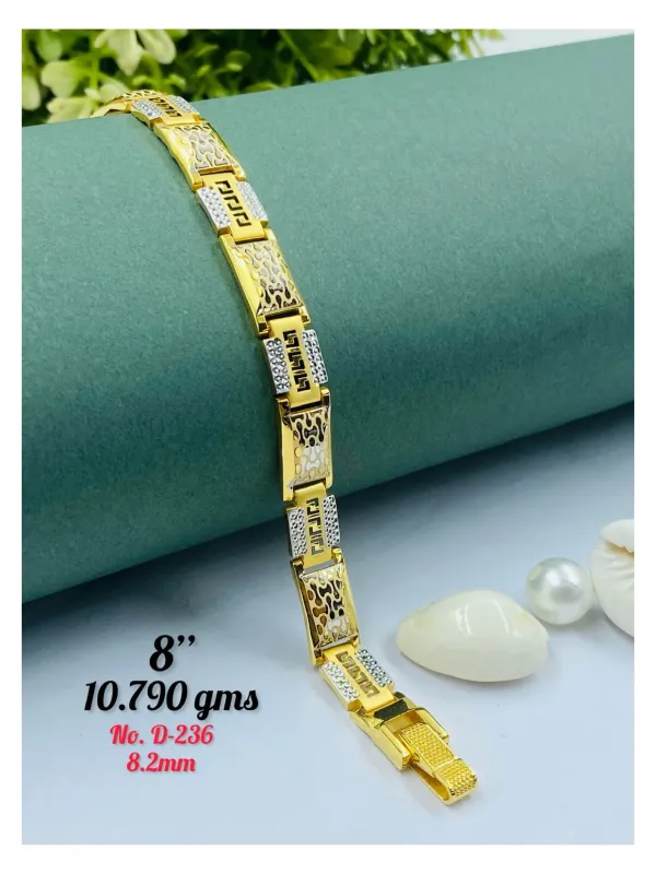 Gold Gents Bracelet Gb 123