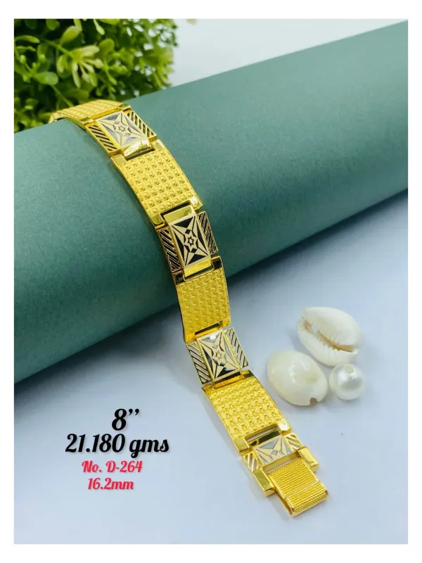 Gold Gents Bracelet Gb 126