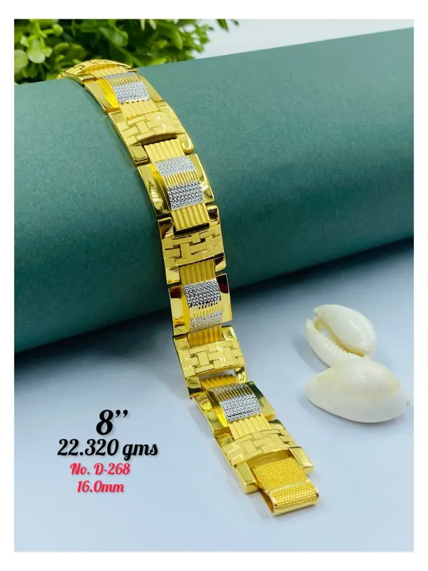 Gold Gents Bracelet Gb 127