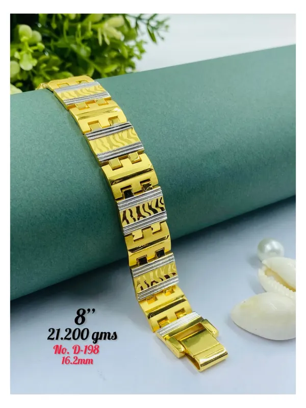 Gold Gents Bracelet Gb 128