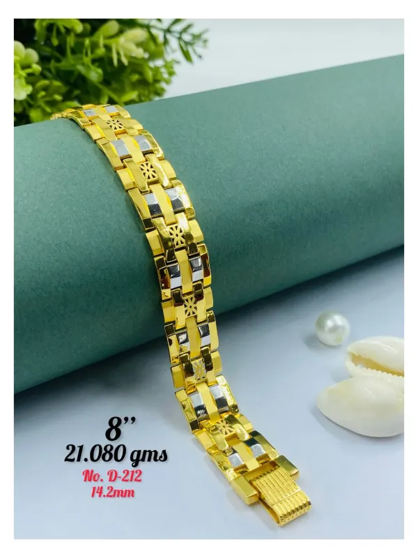 Gold Gents Bracelet Gb 130