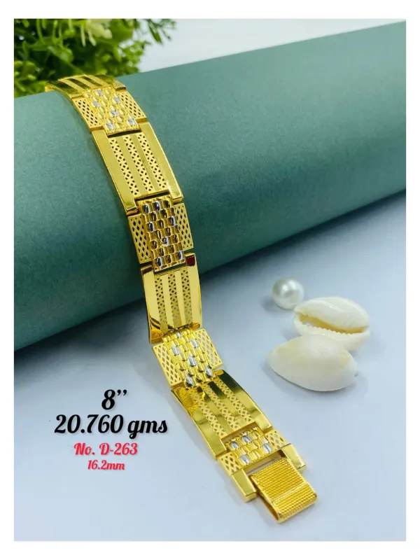 Gold Gents Bracelet Gb 131
