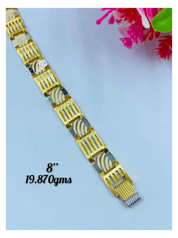 Gold Gents Bracelet Gb 132