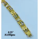 Gold Gents Bracelet Gb 133