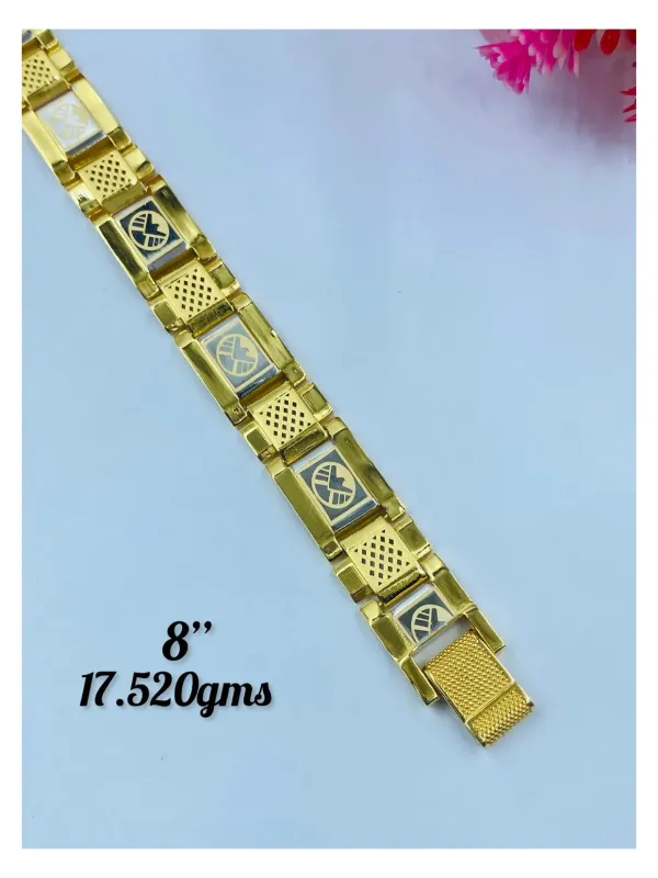 Gold Gents Bracelet Gb 134