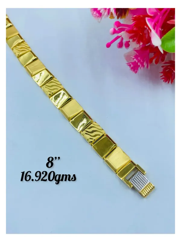 Gold Gents Bracelet Gb 135