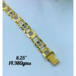Gold Gents Bracelet Gb 136
