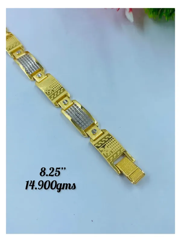 Gold Gents Bracelet Gb 137