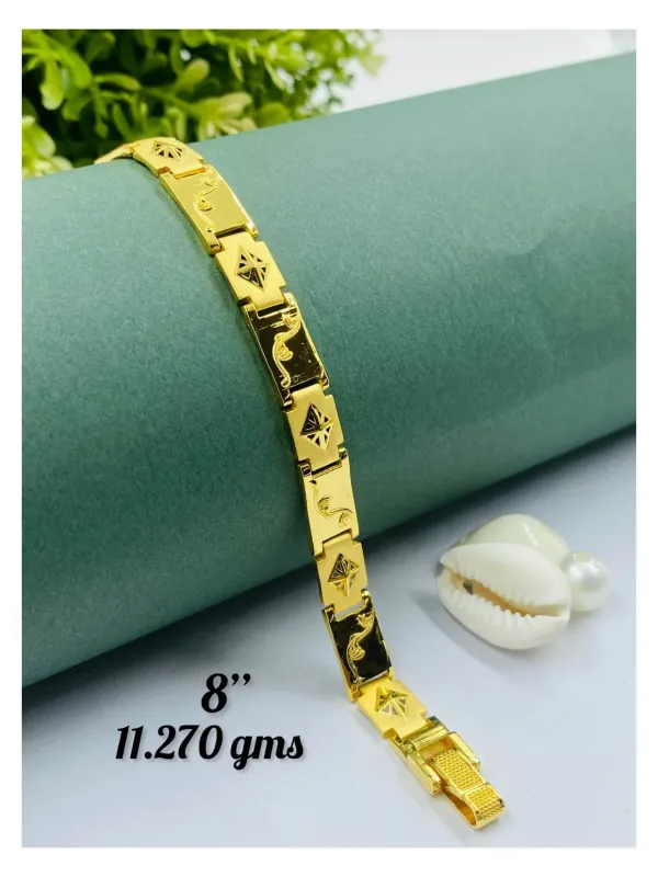 Gold Gents Bracelet Gb 139