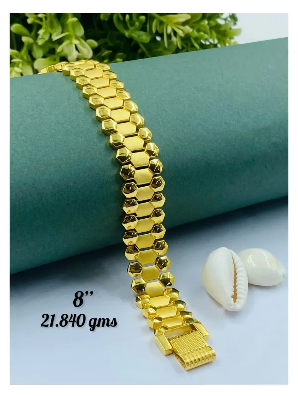 Gold Gents Bracelet Gb 141