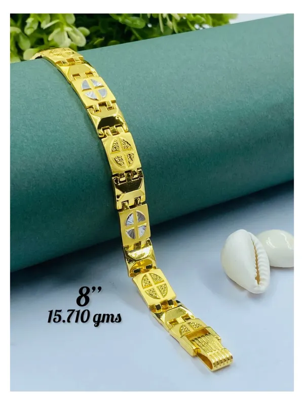 Gold Gents Bracelet Gb 142