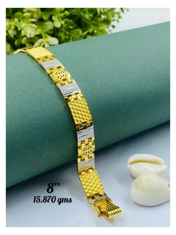 Gold Gents Bracelet Gb 145