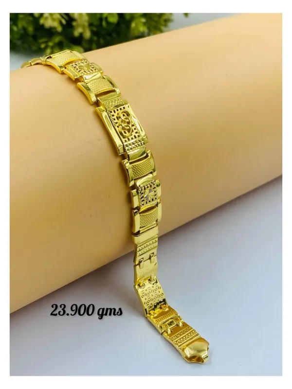 Gold Gents Bracelet Gb 22