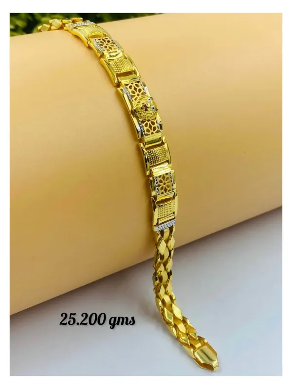 Gold Gents Bracelet Gb 23