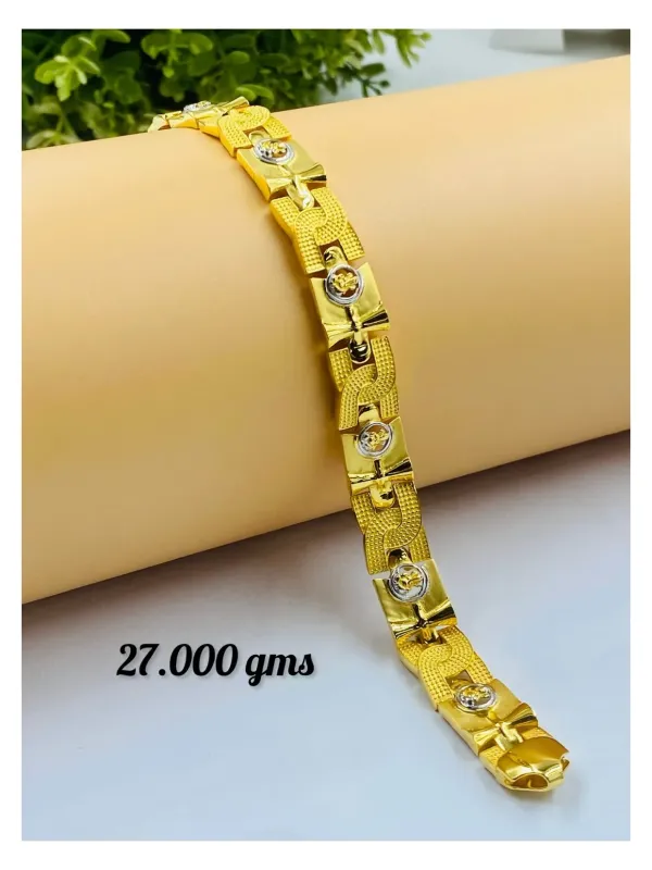 Gold Gents Bracelet Gb 28