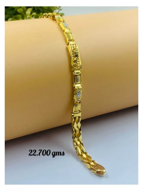 Gold Gents Bracelet Gb 29