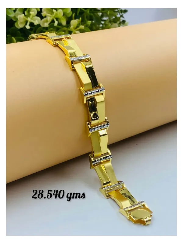 Gold Gents Bracelet Gb 32