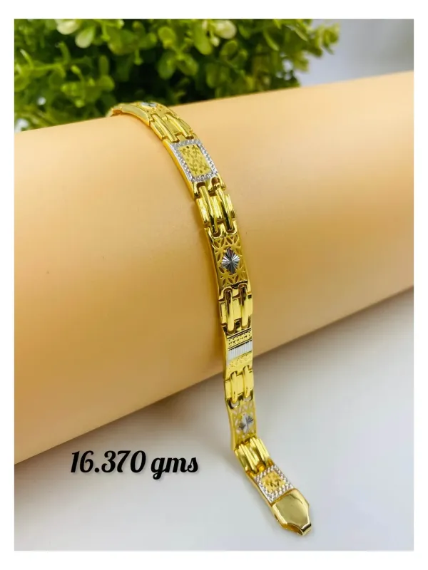 Gold Gents Bracelet Gb 34