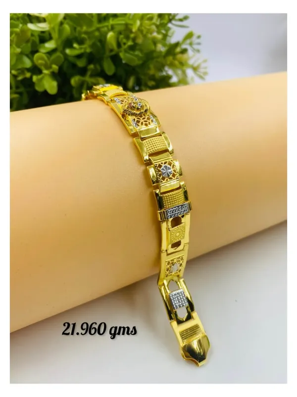 Gold Gents Bracelet Gb 42