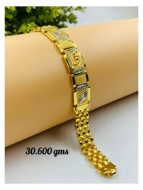 Gold Gents Bracelet Gb 44