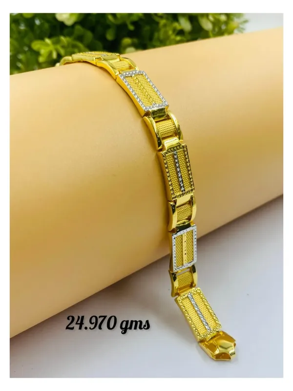 Gold Gents Bracelet Gb 49