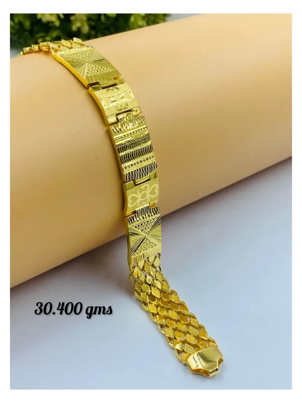 Gold Gents Bracelet Gb 51