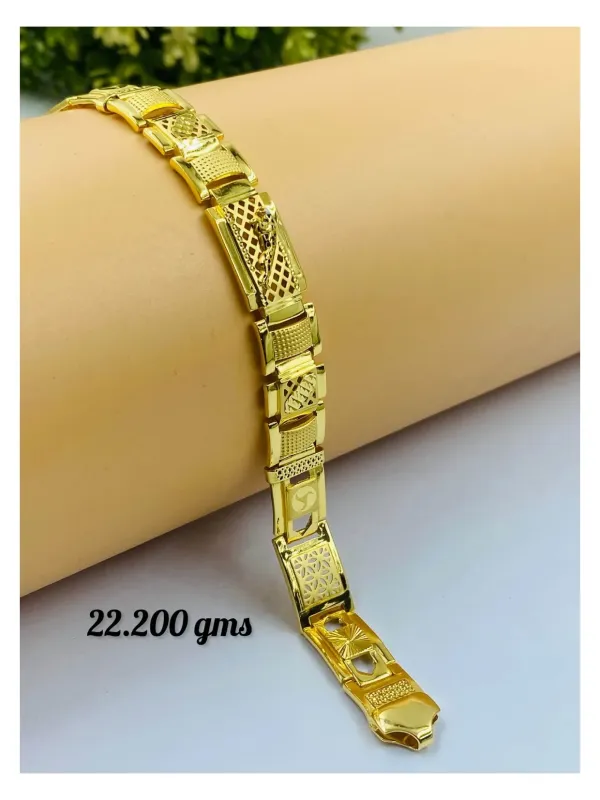Gold Gents Bracelet Gb 52