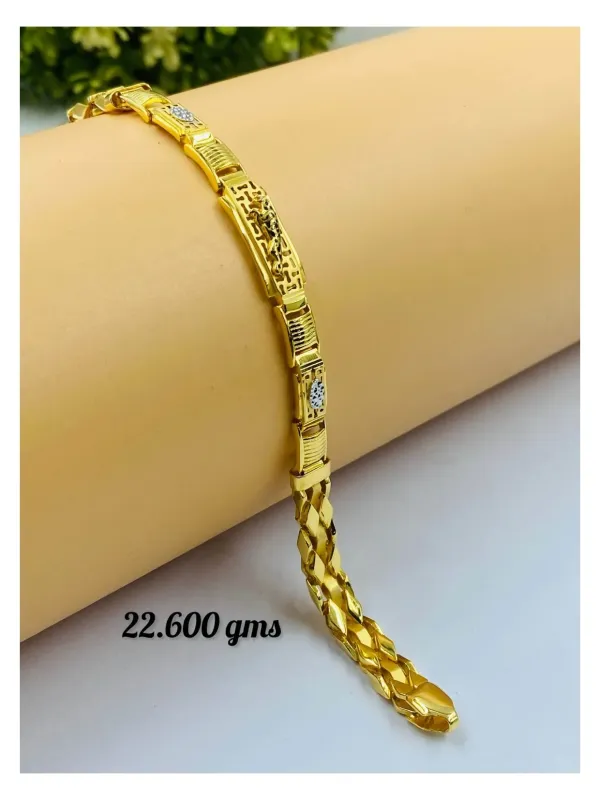Gold Gents Bracelet Gb 53