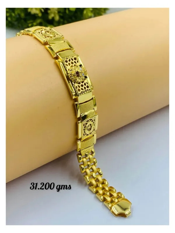 Gold Gents Bracelet Gb 54