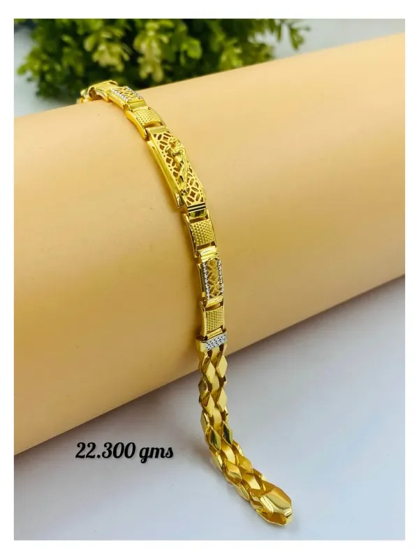 Gold Gents Bracelet Gb 58