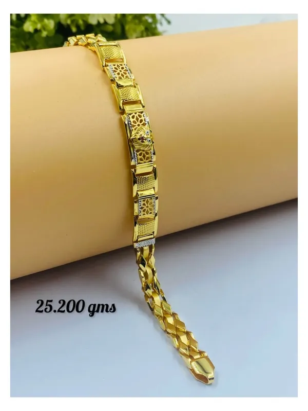 Gold Gents Bracelet Gb 62