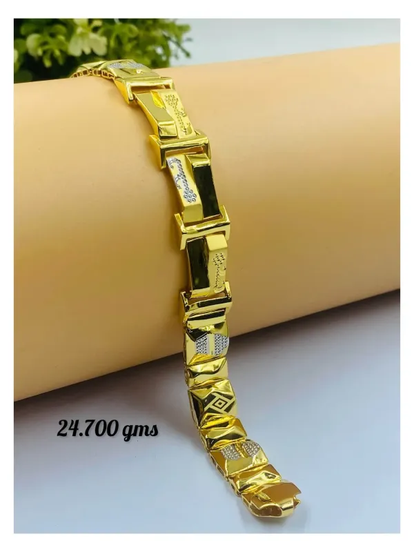 Gold Gents Bracelet Gb 68