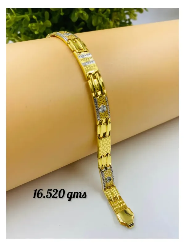 Gold Gents Bracelet Gb 72