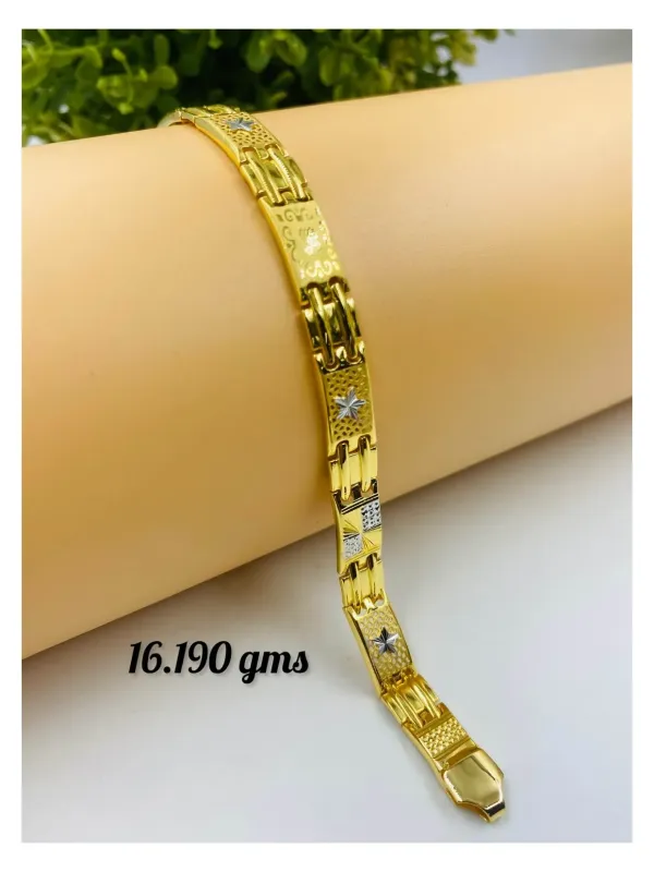 Gold Gents Bracelet Gb 75