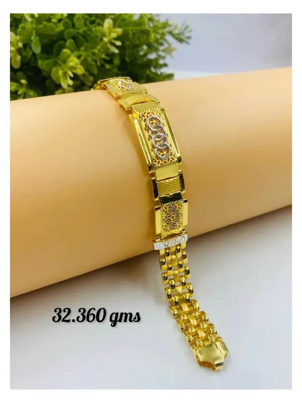 Gold Gents Bracelet Gb 80