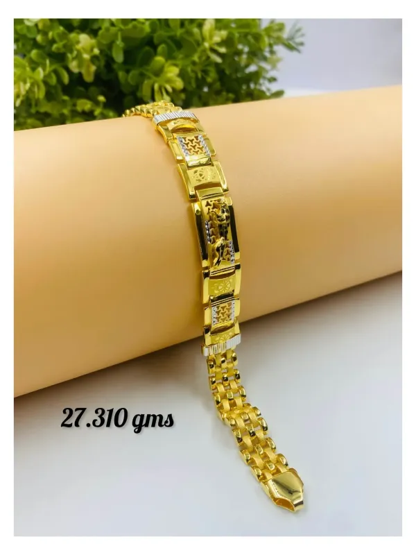 Gold Gents Bracelet Gb 82